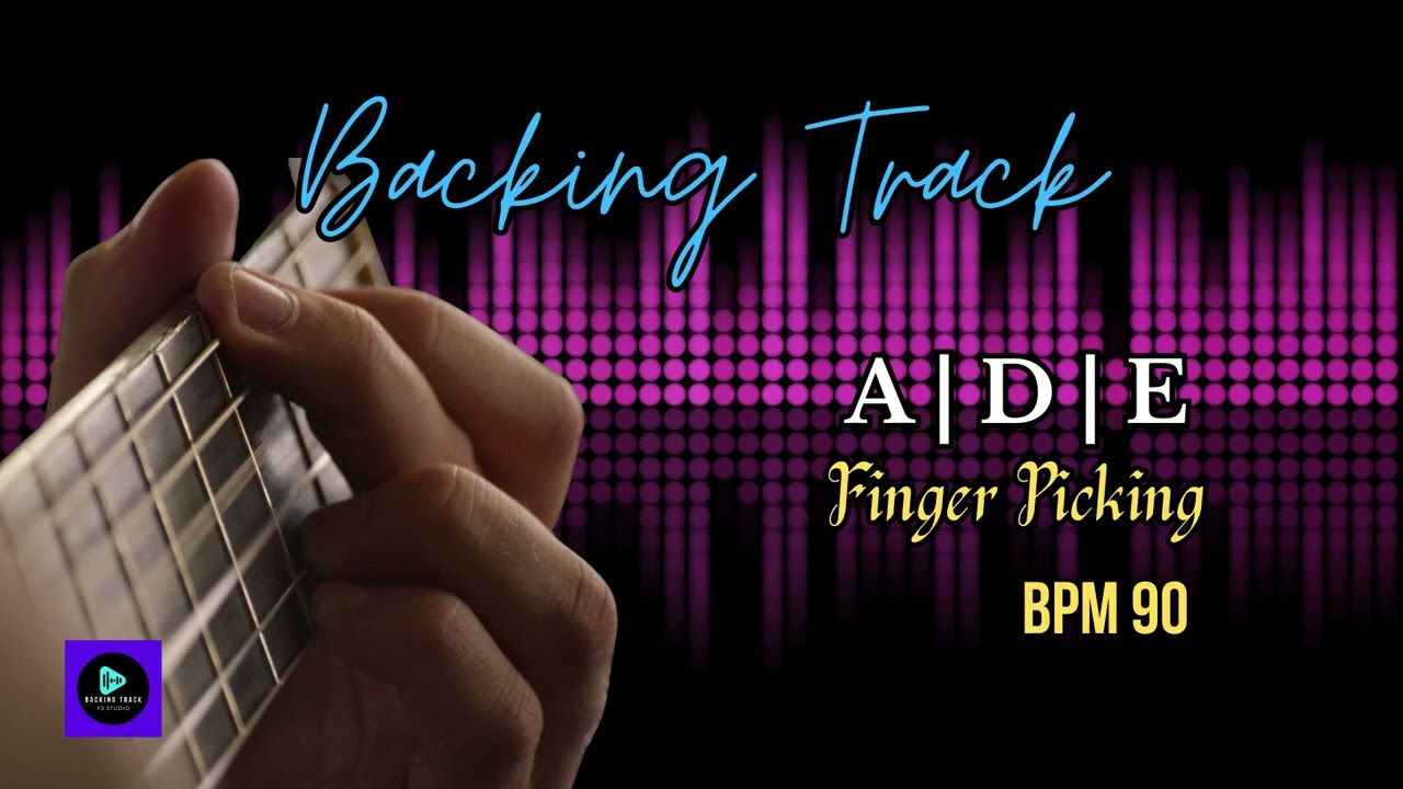 Backing Track | Finger Picking | BPM 90 | A major