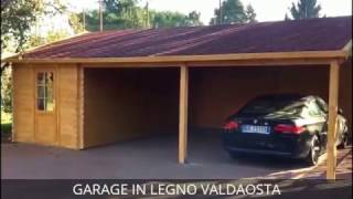 GARAGE IN LEGNO VALDAOSTA by Casette-Italia