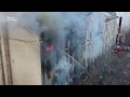 Пожежа в Одесі – відео з дрону