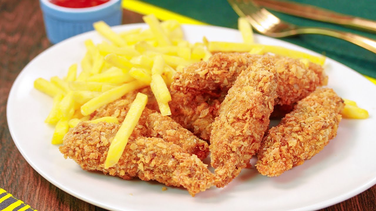 Crispy Chicken Tenders Recipe By SooperChef