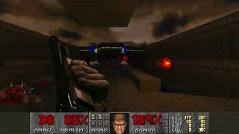 Doom II (1994) - MAP03: The Gantlet [4K 60FPS]