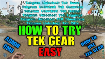 ARK - Wanna try the Tek Gear? I