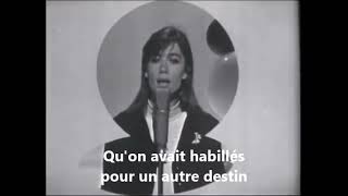 Françoise Hardy - Il n&#39;y a pas d&#39;amour heureux (Georges Brassens / Louis Aragon) paroles - 1968