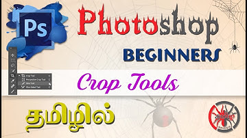 Photoshop cs6 | Crop Tool | Perspective Crop | Slice | Slice Select | Tamil Spider | Part 4