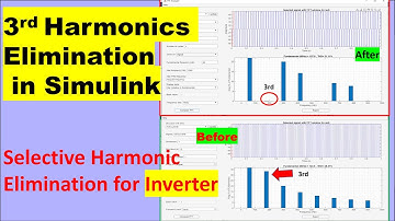 3rd(Third) Harmonics Elimination in Inverters  using Selective Harmonic Elimination in Simulink