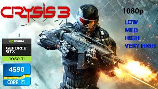 Crysis 3 Remastered Gtx 1050ti |i5 4590 |1080p| All Settings Benchmark Test