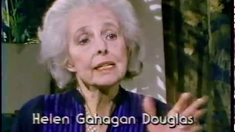 Helen Gahagan Douglas--1979 TV Interview, "She"