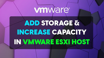 Add and Increase Storage in VMWARE ESXi Host