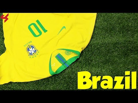 World Cup 2018 Nike Home Brazil VaporKnit Neymar JR Jersey Unboxing + Review