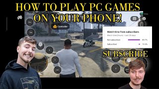 HOW TO PLAY PC GAMES ON YOUR PHONE FOR FREE! | 20 Subscribers Special (Chikii) #chikiiapp #pc screenshot 2