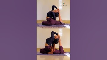 Eka Pada Rajakapotasana ( One-legged King Pigeon Pose ) #yogaurmi #yogawithurmipandya #yoga