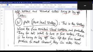 aggregate planning