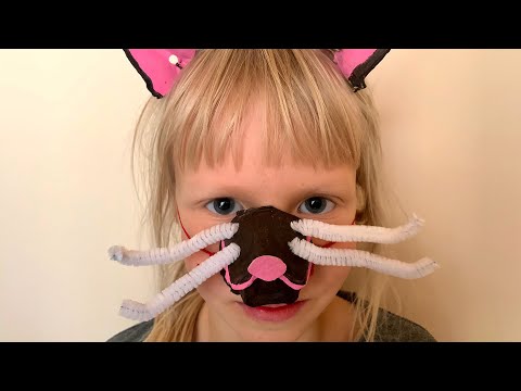Jak zrobić maskę kotka? Przebranie kotka dla dzieci DIY