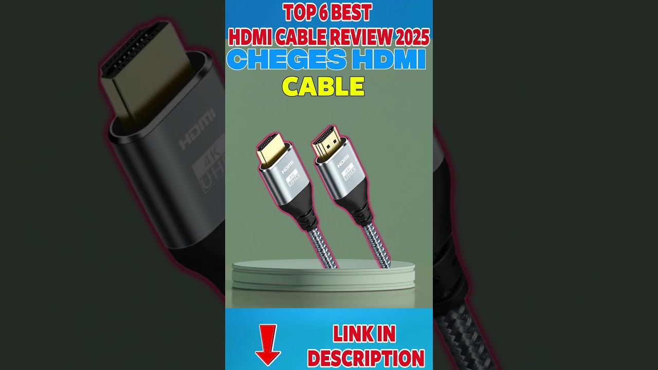 Обзор 6 лучших кабелей HDMI 2025 года — не покупайте, пока не посмотрите!