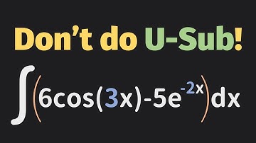 Integration of Trig and Exponential Function - Reverse Chain Rule | Calculus | Glass of Numbers