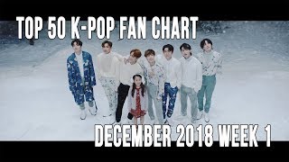 Top 50 K-Pop Songs Chart - December 2018 Week 1 Fan Chart Top 50 K-Pop Songs Chart - December 2018 Week 1 Fan Chart