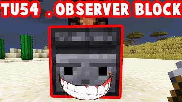 NEW Observer Block : TU54 (Preview) : Minecraft Xbox 360 + One + PS3 + PS4