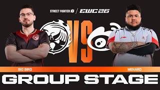 Big Bird vs MenaRD | Street Fighter 6 at EWC 26 | Group Stage - VOD