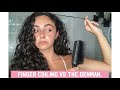 finger coiling vs denman brush. which has the best definition for curls