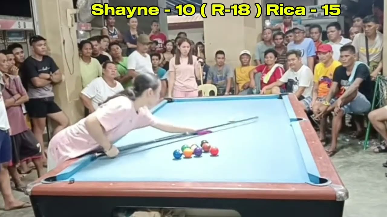 Battle Of Two Girl Billiard Fame! Rica Rendal -  Davao 🆚 Shayne Acebar - Gingoog // 110k Bet Parihas