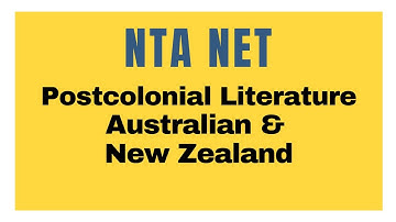 NTA NET Crash Course Day 16 Australian & New Zealand