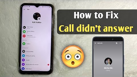 Fix messenger call didn