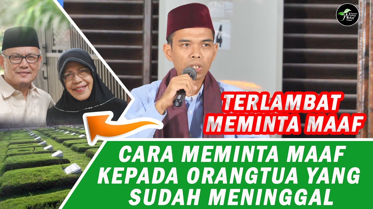 TERLAMBAT MEMINTA MAAF 