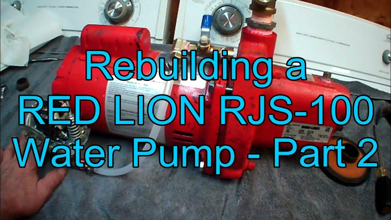 Rebuilding a Red Lion RJS100 Water Pump Part 2 YouTube