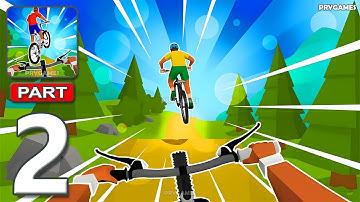 Riding Extreme 3D - Gameplay Walkthrough Part 2 - Mountain Peaks Bike Riding (Android, iOS)