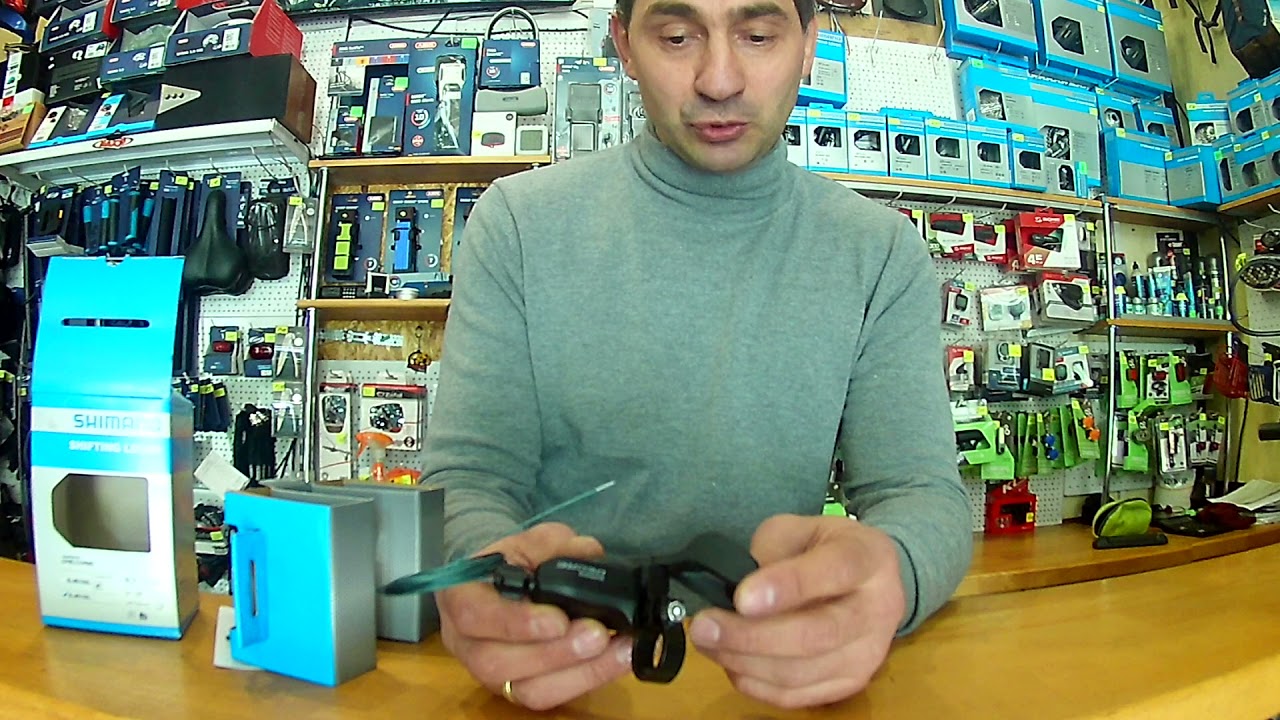 Велосипедная манетка Shimano Deore SL- M5100L, видеобзор веломагазина VeloViva. Киев, Вербицкого 26