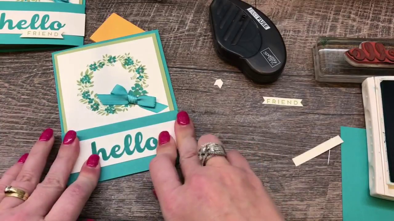 How to make a fun fold card! - YouTube