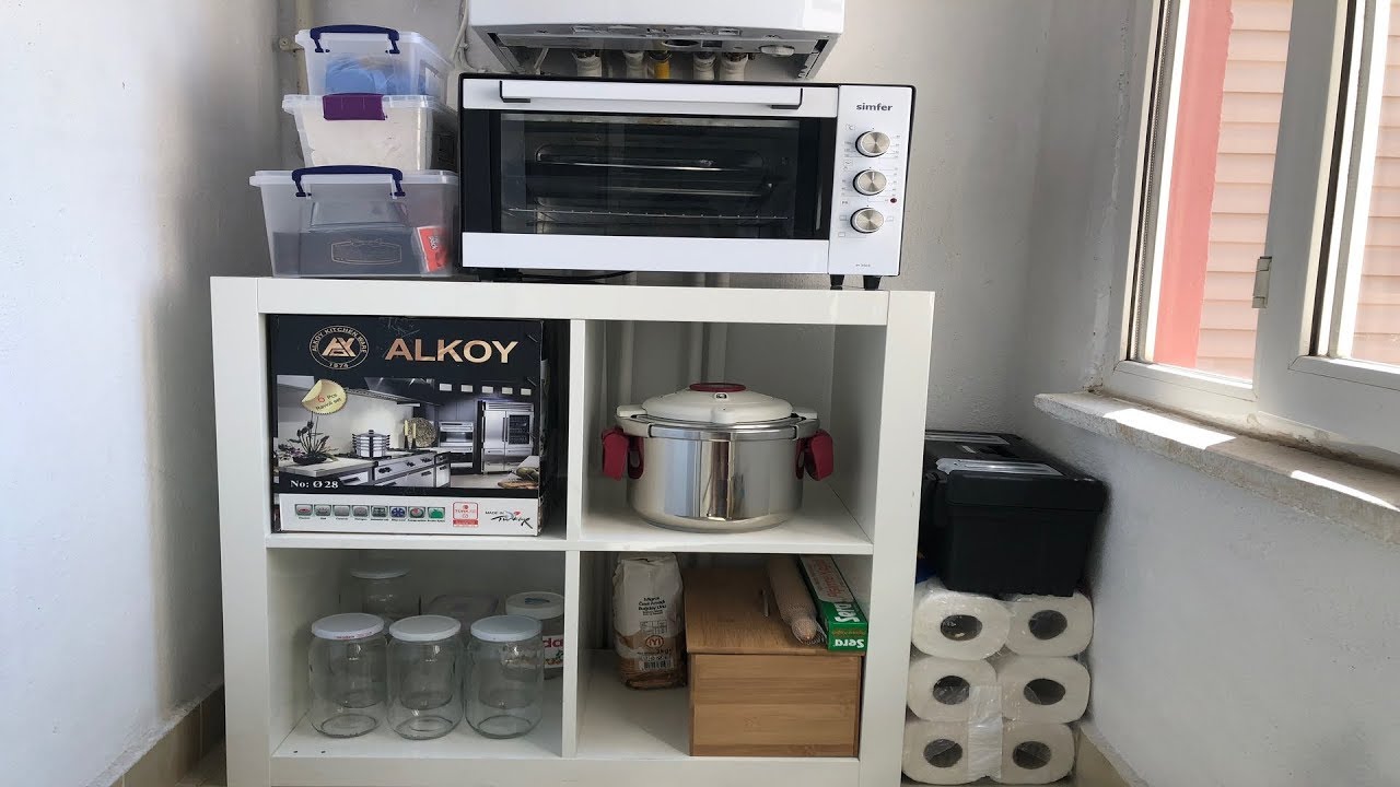 kiler duzenleme mutfak balkonumu duzenledim hamida ozkan mutfak balkon duzenleme