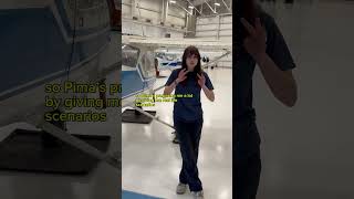 “Anything they can do, I can do too.” 👏 Pima student Mya shares her Aviation Tech journey.