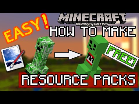 How To make Resource Packs for Minecraft Bedrock in 5 minutes (2022)
