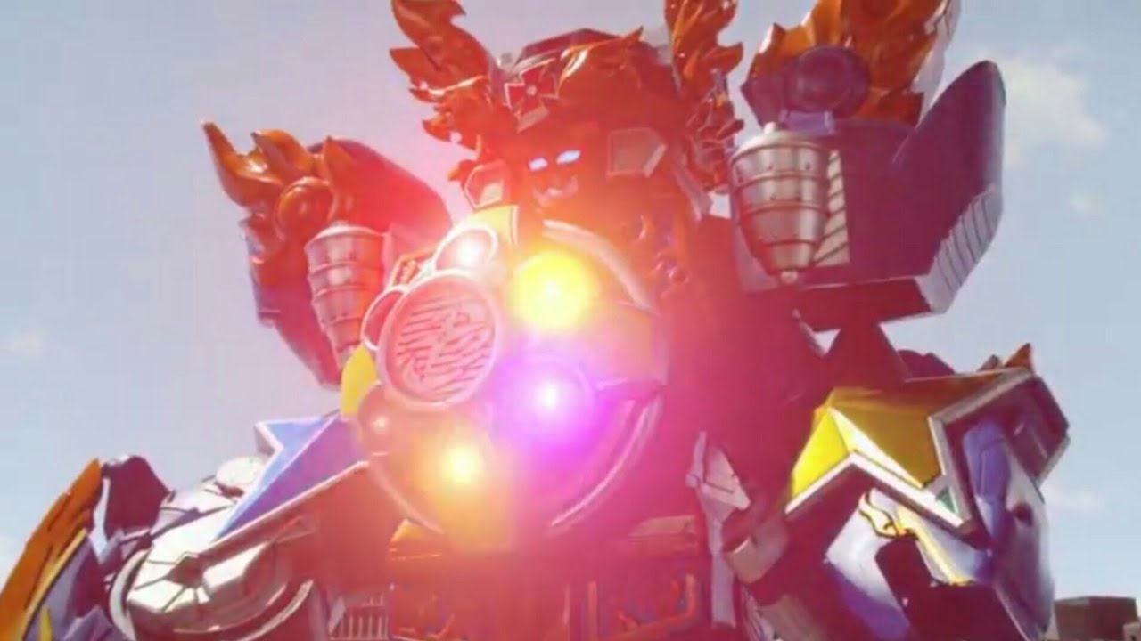 Typeface Power Rangers Megazord Vs Typeface Dublado | Power Rangers Super Ninja Steel - YouTube