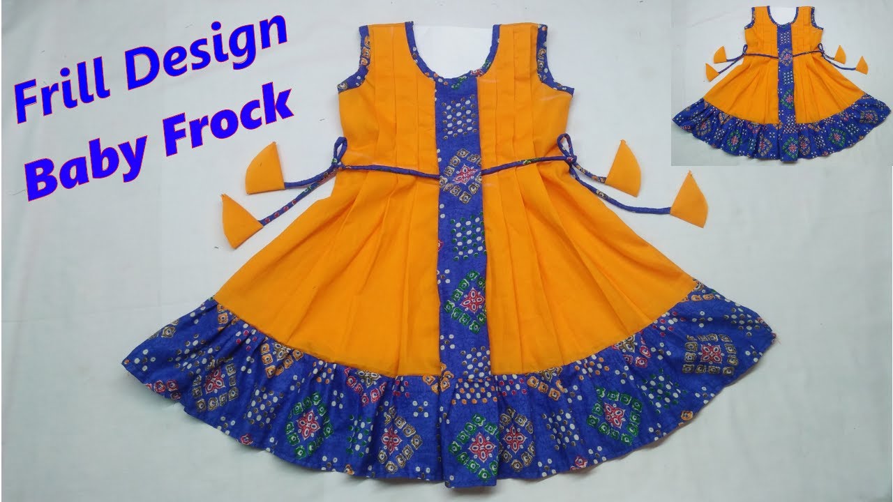 Top more than 134 frill frock stitching latest