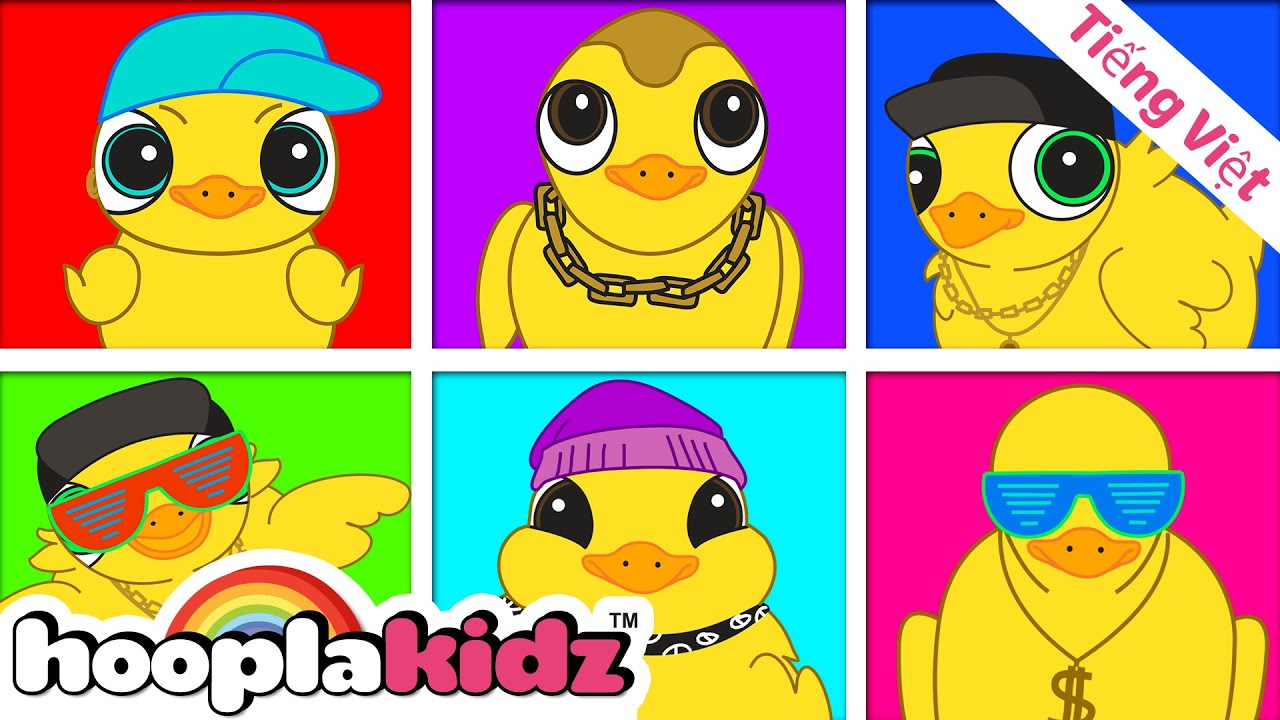 ⁣🐥 Gia Đình Ngón Tay Vịt 🐥 Bài Hát Thiếu Nhi | HooplaKidz Tiếng Việt