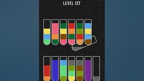 Water Sort Puzzle level 137 | Gameplay Mobile Games