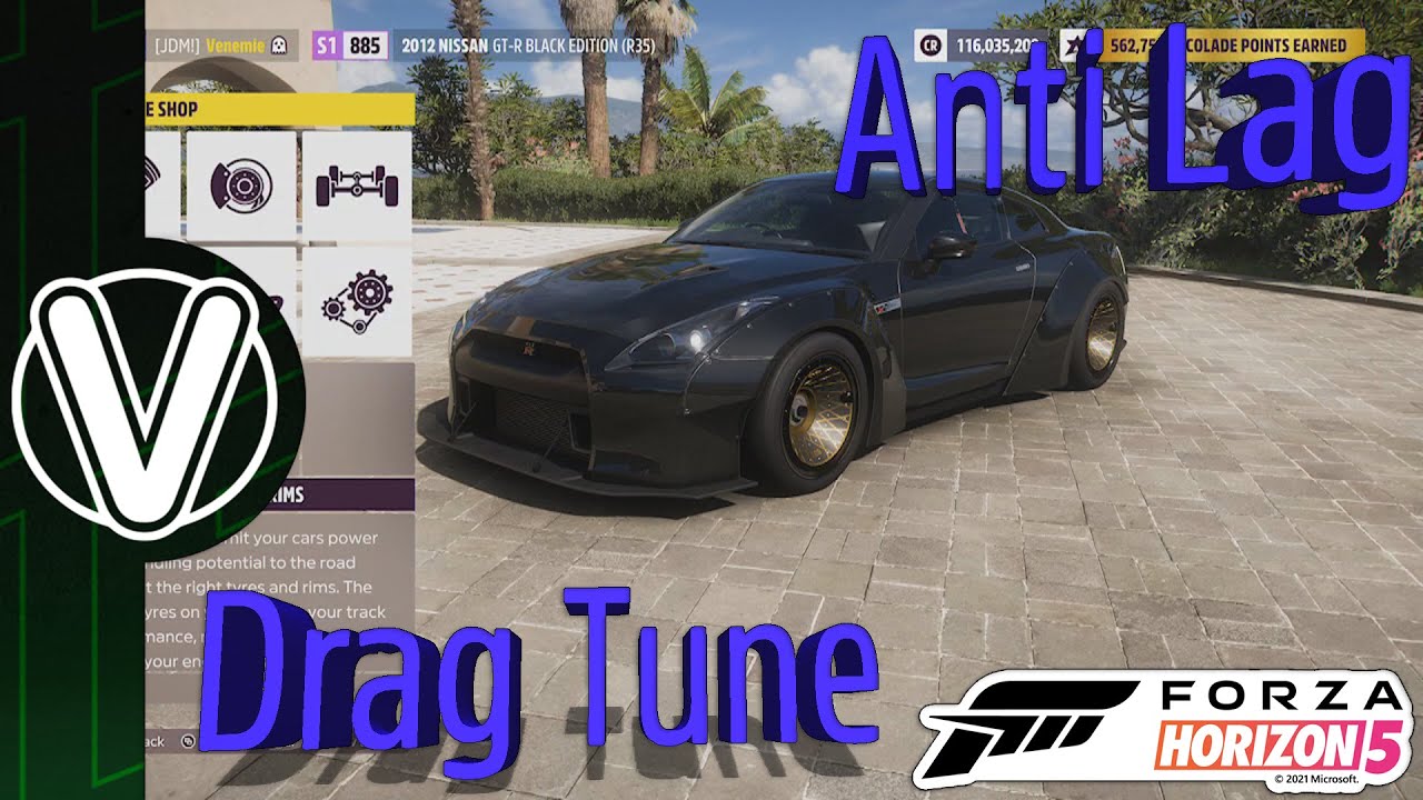 Fh5 R35 Build Forza Horizon 5 | R35 SKYLINE Black Edition Drag Build *Anti Lag ...