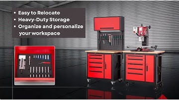 SIEG Workbench & Cabinets – Heavy-Duty Storage for Your Workshop