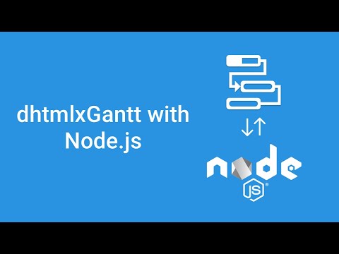 How to Create a JavaScript Gantt Chart using Node.js - DHTMLX Tutorial