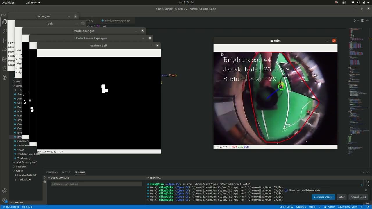 Segmentasi Pada OmniCamera (Implementasi OOP) - YouTube