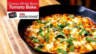 Cheesy White Bean Tomato Bake - Comfort Food at its Best!