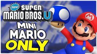 Is it possible to beat New Super Mario Bros. U as MiniMario?