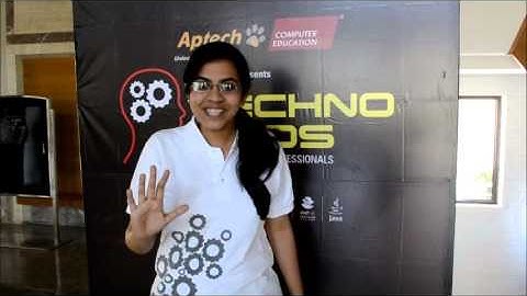 Aptech Student Testimonial for Techno Minds 2014