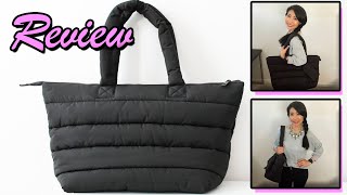 Ted Baker Puffer Nylon Tote Review ● Mompreneur Life ❤️ Vlog screenshot 5