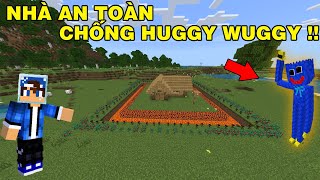 Mình Đã Thử Thách Sinh Tồn | Xây Nhà An Toàn Chống Huggy Wuggy Bắt Người | TRONG MINECRAFT PE..!!