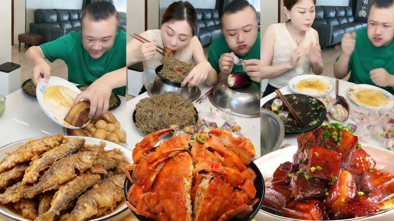 蠢老公挑來挑去，最後還是什麼都吃不到，反而讓我吃到了肉他氣哭了