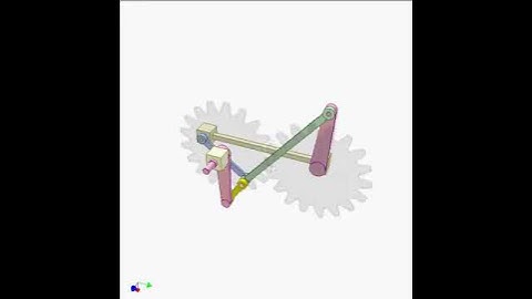 Cơ cấu bình hành Inverse parallelogram mechanism 13