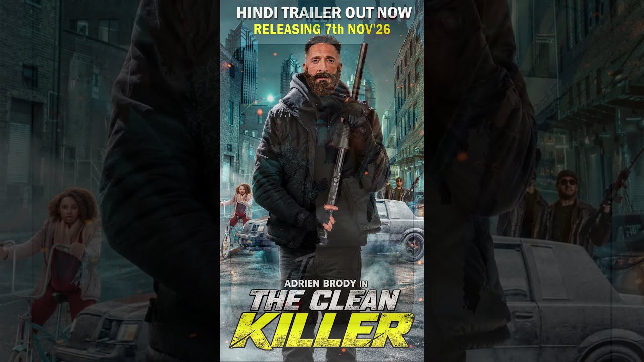 बेरहम रखवाला (THE CLEAN KILLER) Official Trailer Hindi | Adrien Brody | Action Thriller Movie poster